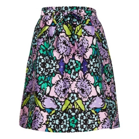 Melissa McCarthy & Seven Jeans A-Line Floral Skirt - Picture 2 of 6